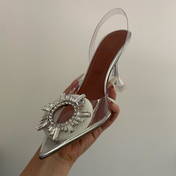 Amina Muaddi Begum Glass Heal - Picture 2 of 5